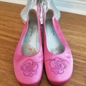 Taryn Rose Satin Ballet Slippers